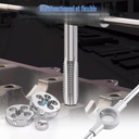 fret de tarauds et filières 110 pièces