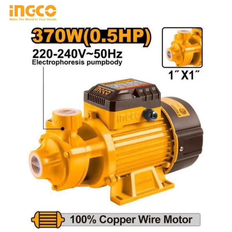 POMPE A EAU 0,5 HP 370W INGCO VPM37028