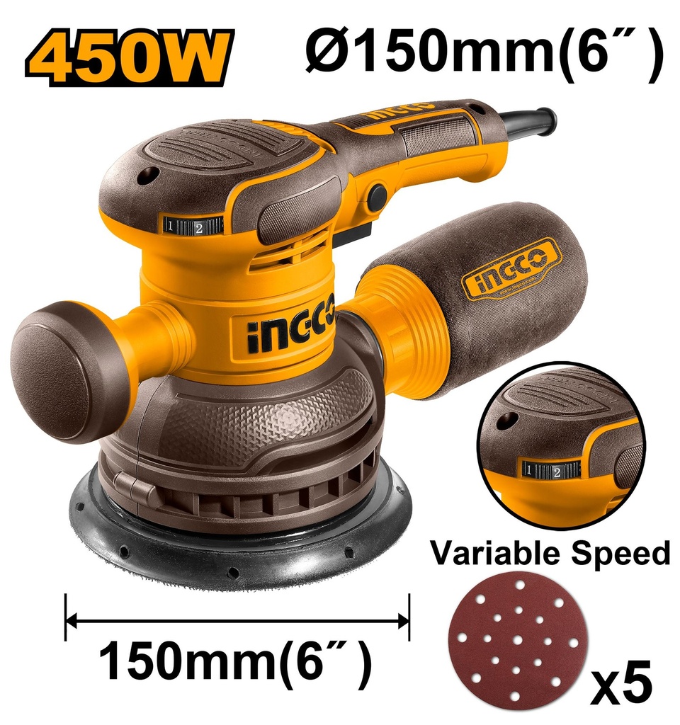 Ponceuse Rotative INGCO 450W RS4526