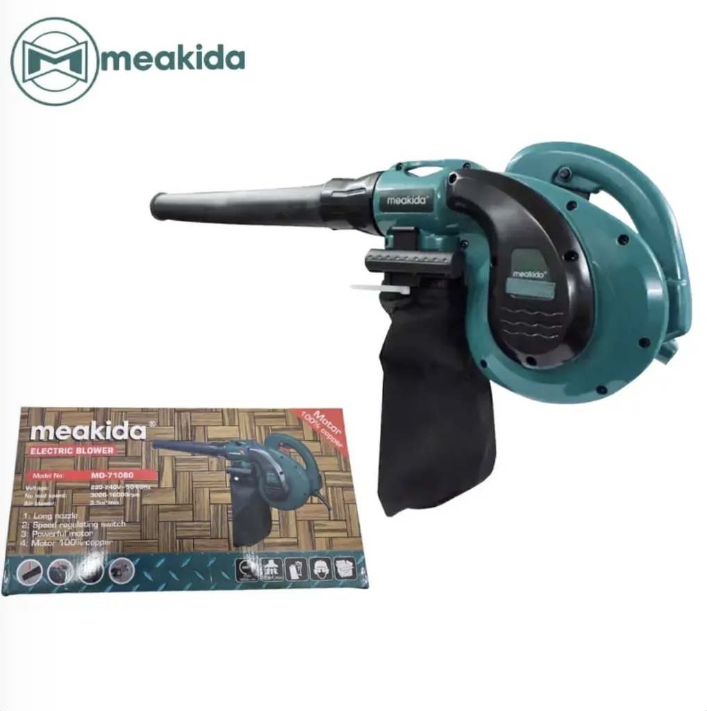 SOUFFLEUR ASPIRATEUR 1050W MEAKIDA 