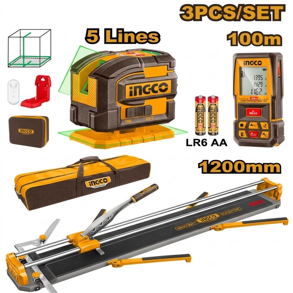 Coffret d’outils 3 pièces INGCO COS251011