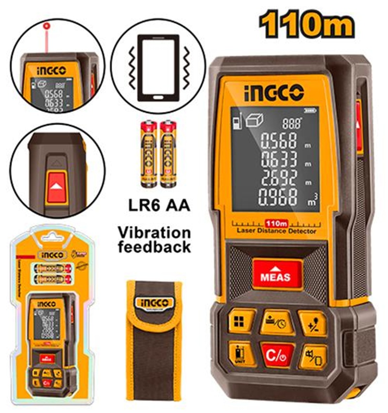 Mètre laser 110m INGCO HLDD10089
