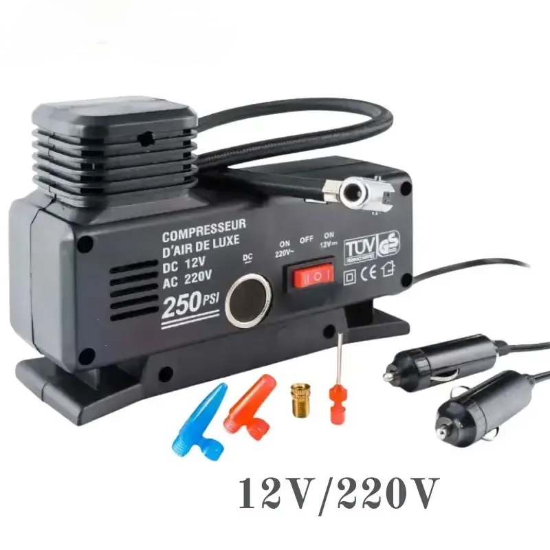 COMPRESSEUR 2-EN-1 12V/220V 