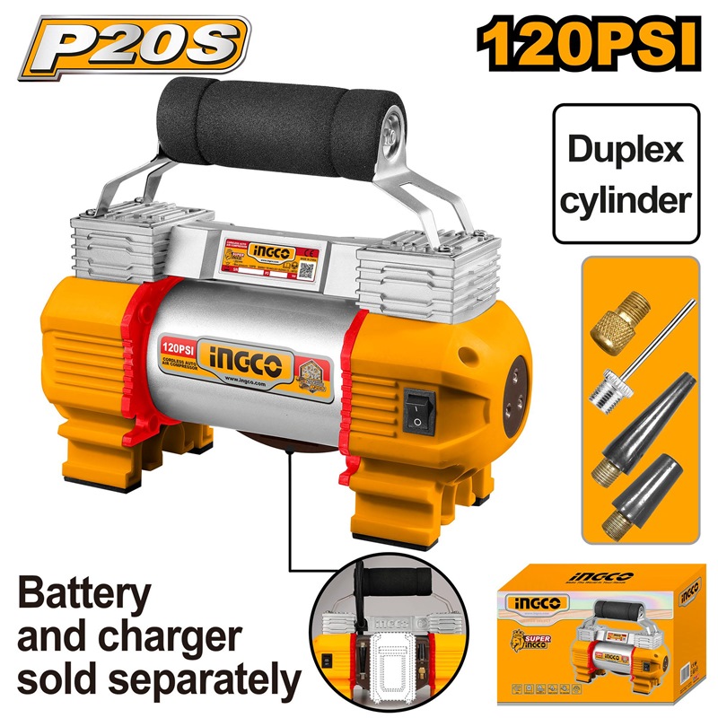 Compresseur d’air pour voiture 12 V AAC2508