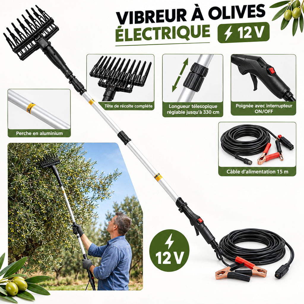 Recolteur olive 12V