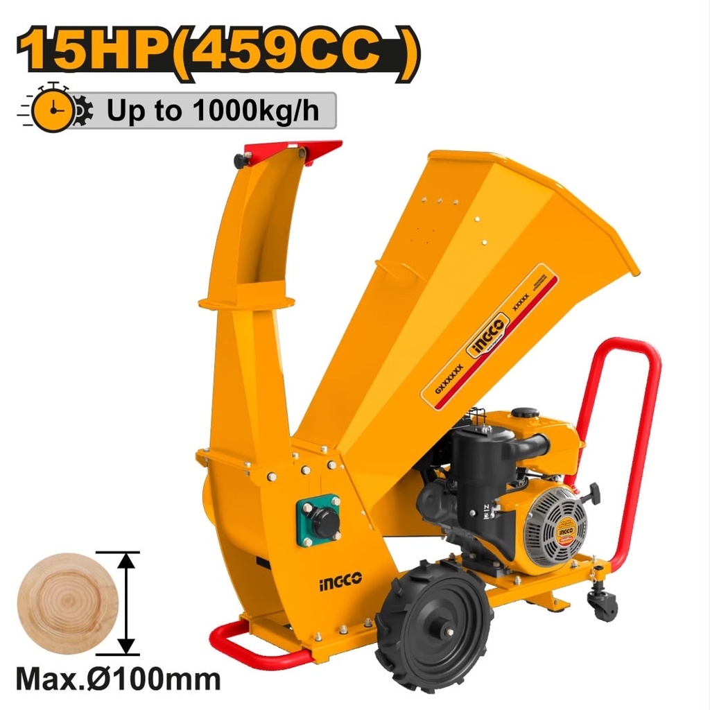 Broyeur de Végétaux / Moteur Thermique INGCO-15HP