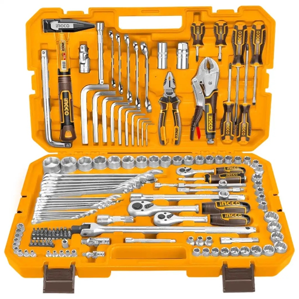 Coffret d’outils INGCO 142 pièces-HKTHP21421