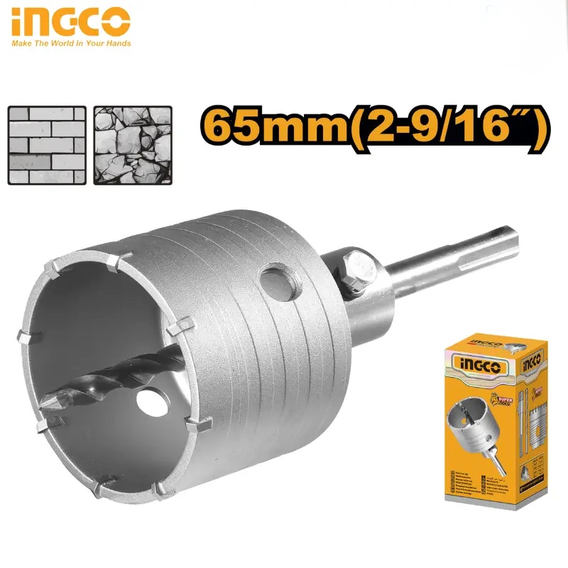 Couronne de forage 65mm ingco 