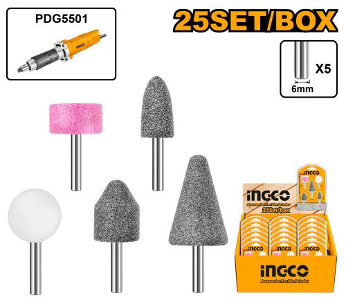 Kit 4 marteaux + hache (version “L”) INGCO HCH9004L