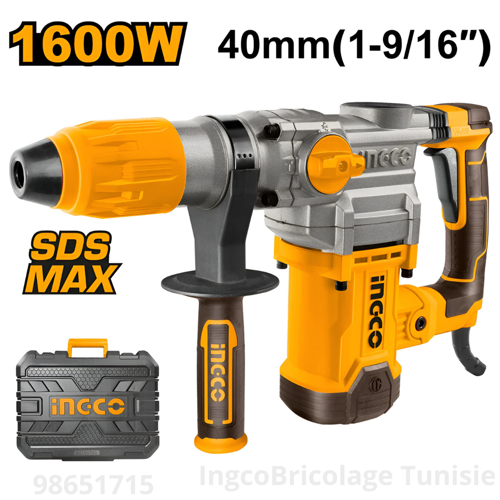 MARTEAU PERFORATEUR INGCO 1600W SDS MAX RH1600388