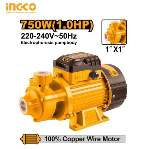 POMPE A EAU 1 HP 750W INGCO VPM75068