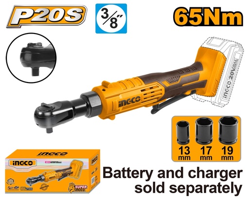 Clé à cliquet à entraînement par batterie lithium-ion 20 V CDRLI2060151