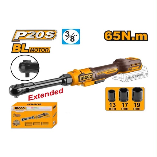 Clé à cliquet allongée INGCO CDRLI2065292