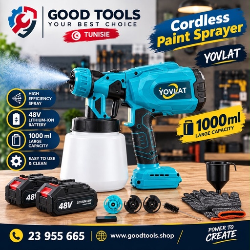 Pistolet de peinture yovlet 48v