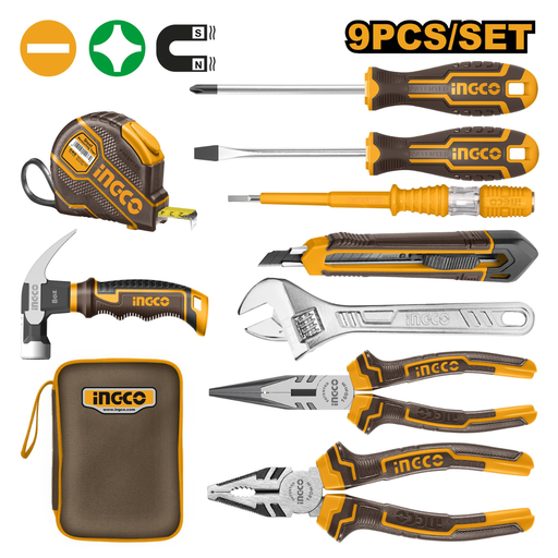 ENSEMBLE D’OUTILS À MAIN 9 PIÈCES INGCO HKTH20809