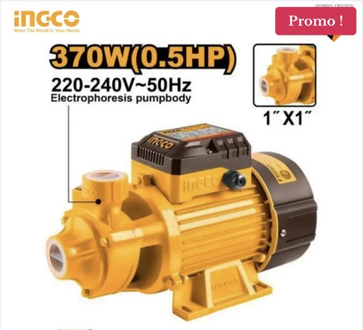 POMPE A EAU 0,5 HP 370W INGCO VPM37028