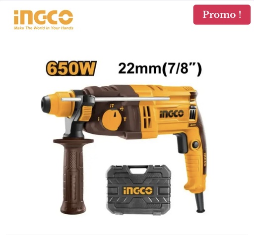 MARTEAU 650W INGCO RGH6528